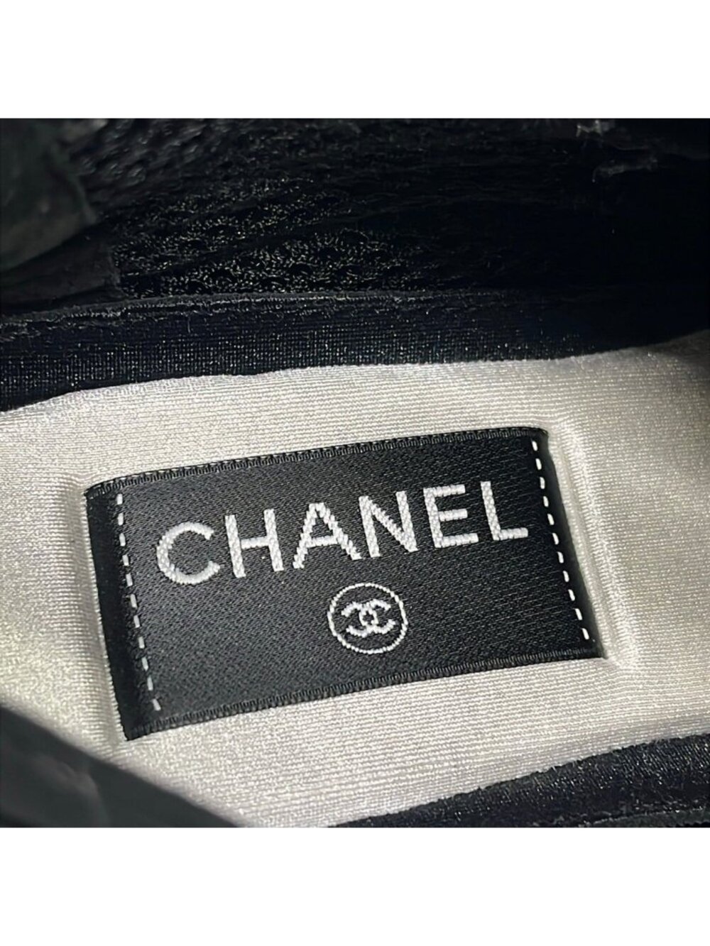 ★SOLD★ Chanel Sneakers 37 Black Leather - Picture 9 of 13